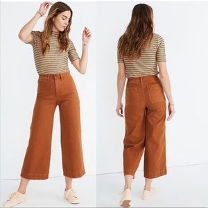 Madewell Wide-legged Emmet Pant in Burnt Sienna